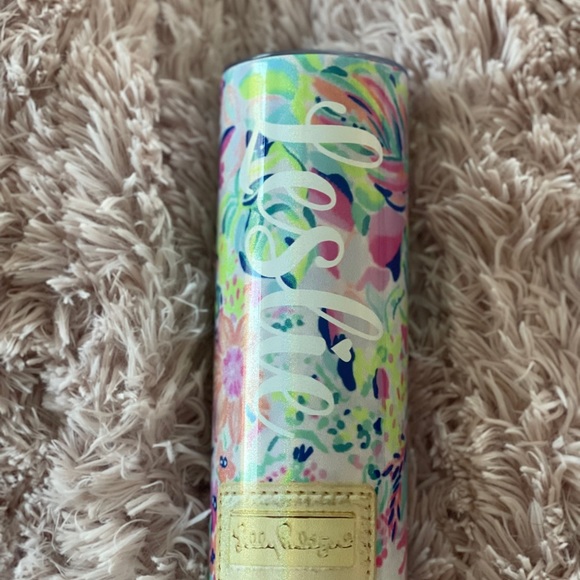 Lily Pulitzer inspired tumbler. Customizable with name! - Picture 4 of 4